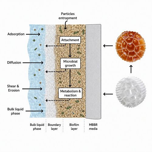 MBBR Biofilm Interaction Process MBBR Biofilm Interaction Process